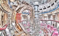 量子科学技術研究開発機構（QST）は国際核融合炉プロジェクト「ITER」で働く日本人職員を増やす計画だ（写真：ITER Organization）
