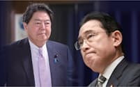 岸田文雄首相は新たな官房長官に岸田派ナンバー2の林芳正前外相を選んだ