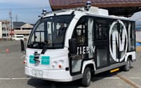 茨城県つくば市での自動運転「レベル４」実験は低速走行の電気自動車（ＥＶ）を使う