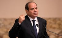 権威主義的な統治を続けるエジプトのシシ大統領＝ロイター