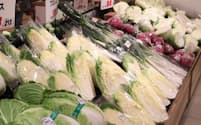 野菜の相場が高く推移し農産品の売上高が伸びた