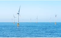スコットランド沖合の洋上風力発電施設「シーグリーン・オフショア・ウインドファーム」