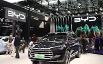 BYDは欧州で初めてとなる乗用車工場を新設する（11月、広東省広州市）