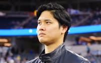 Dec 21, 2023; Inglewood, California, USA; Los Angeles Dodgers player Shohei Ohtani attends the game between the Los Angeles Rams and the New Orleans Saints at SoFi Stadium. Mandatory Credit: Kirby Lee-USA TODAY Sports