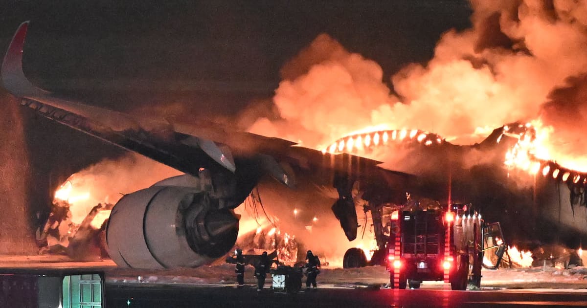 Mọi người trên chuyến bay của JAL đều may mắn thoát nạn, riêng 5 thành viên phi hành đoàn trên máy bay của Cảnh sát biển đã thiệt mạng.