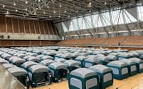 石川県は約500人の避難者を一時的に受け入れる体制を整えた（8日、金沢市）