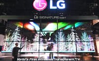 LG電子は透明の有機ELテレビを打ち出した