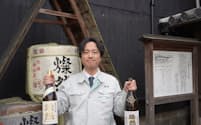 菊池大輔社長は「よりおいしいお酒をつくりたい」と話す