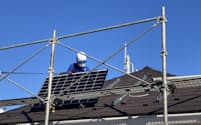 住宅向けの太陽光パネル設置が好調だ