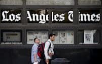 米紙ロサンゼルス・タイムズの編集部員は24時間のストを行った＝ロイター