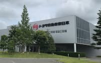 トヨタ自動車東日本の2工場で生産を停止していることがわかった（宮城県大衡村）