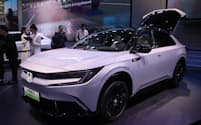 ホンダは24年中に中国で新型EVを発売する（23年11月、広東省広州市）