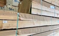 輸入木材は梁や柱に使う