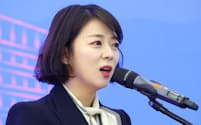 韓国与党「国民の力」に所属する裵賢鎮氏（2023年12月、ソウル）＝聯合・共同