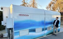 ホンダが実証中のデータセンターの非常用電源向け燃料電池(米トーランス)