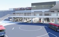 3月31日に新潟駅バスターミナルが開業（イメージ、新潟市提供）