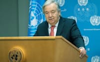 グテレス国連事務総長はUNRWAの中立性を評価する調査団の設立を発表した＝国連提供