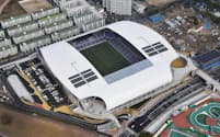 「エディオンピースウイング広島」はサッカーを生かした街づくりのモデルになるか＝共同