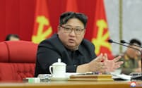 北朝鮮の金正恩朝鮮労働党総書記（1月、平壌）＝ロイター