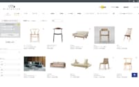 ミンテリアの家具検索画面