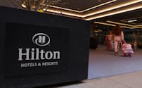 米ヒルトンは英ホテル連盟との独占契約を発表した＝ロイター