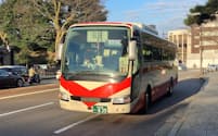 金沢と富山を結ぶ高速バス（金沢市内）