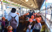 予土線利用促進対策協議会は保育園児に列車を体験してもらうイベントなどを開いてきた