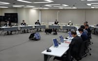 原子力規制委員会は検討チームを新設して屋内退避のあり方を見直す（14日、東京都港区）