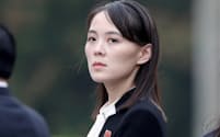 FILE PHOTO: Kim Yo Jong, sister of North Korea's leader Kim Jong Un attends wreath-laying ceremony at Ho Chi Minh Mausoleum in Hanoi, Vietnam March 2, 2019. REUTERS/Jorge Silva/Pool/File Photo