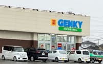 ゲンキーは震災翌日の1月2日から、当初の予定通り全店で営業を始めた（石川県七尾市の店舗）