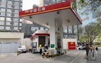 中国のガソリン価格は政府が決める（中国・北京市）