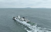 金門島の近海でパトロールする中国海警局の船（25日）＝中国海警局ホームページから