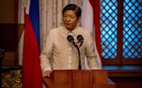 フィリピンのマルコス大統領は防衛面で豪州との関係を強化する(1月、マニラ)