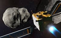 NASAは探査機を小惑星にぶつける実験を実施した＝NASAなど提供