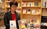 韓国文学の翻訳が増えている（2月、東京都千代田区）