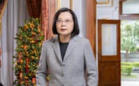台湾の蔡英文（ツァイ・インウェン）総統（2024年２月）＝総統府提供
