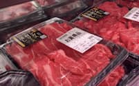 輸入牛肉は値上がりが続いている