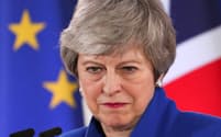 EU離脱準備を進めた英国のメイ元首相（2019年）=ロイター