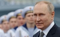 ロシア大統領選挙で５選が確実視されるプーチン氏＝ロイター