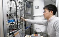 東京大学はマヨラナ粒子が存在する証拠を観測した＝東大・芝内教授提供