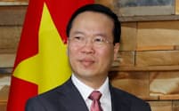 ベトナムのトゥオン国家主席は在任わずか１年で辞任に追い込まれた（2023年11月の来日時）