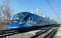 中国中車が開発する水素列車は時速160キロメートルの試験走行に成功した