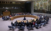 25日、国連安保理はガザにおけるラマダン停戦決議を採択した＝ロイター