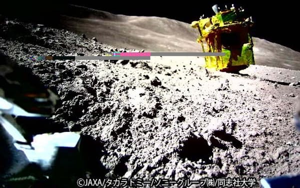 月探査機「SLIM（スリム）」は想定を上回る性能を示す=JAXAなど提供