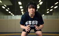 パリ五輪代表に決まっているレスリング女子53キロ級の藤波朱理。初出場ながら金メダルの最有力候補だ