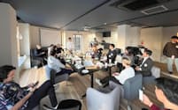 スカイランドベンチャーズが開設する京都のオフィスでは「プレイベント」を開催した