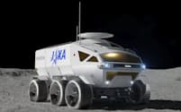 JAXAとトヨタが開発する月面探査車のイメージ＝クレジットはJAXA/TOYOTA