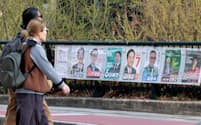韓国総選挙は野党が過半数を獲得する見込みとなった（ソウル市内）