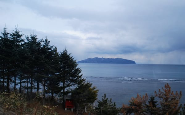 北海道側から見た津軽海峡