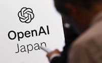 オープンAIは日本法人を立ち上げ、生成AIの日本語対応に力を入れる（15日、東京都千代田区）
